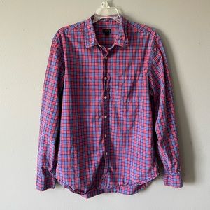 J Crew Mens Button Down Size L